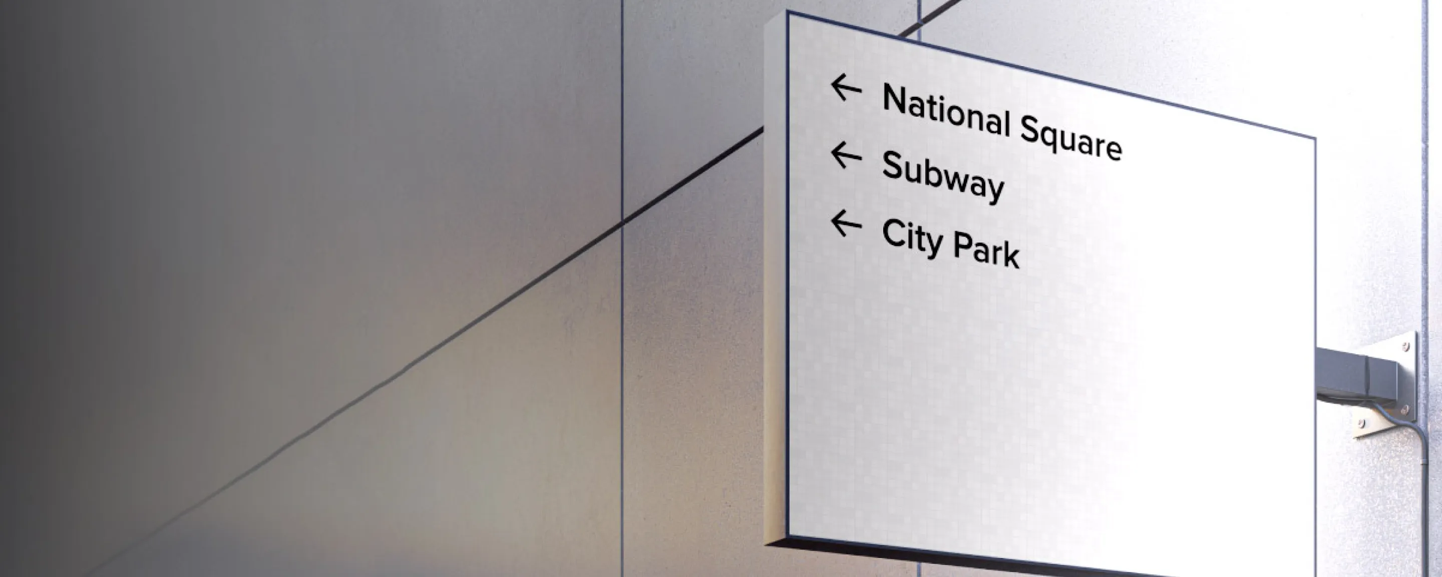 Municipal digital signage